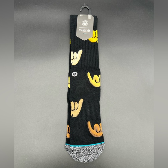 Stance Hawaii Exclusive Shaka Hawaii Black Socks NEW - Picture 2 of 3